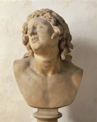 Buste van Alexander III de Grote (356-323 v.Chr.)